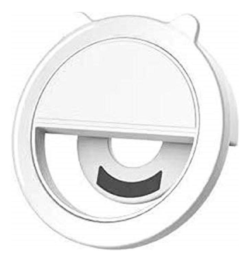 Set 4 Mini Flash Aro LED Selfie Portátil Recargable Lau-2