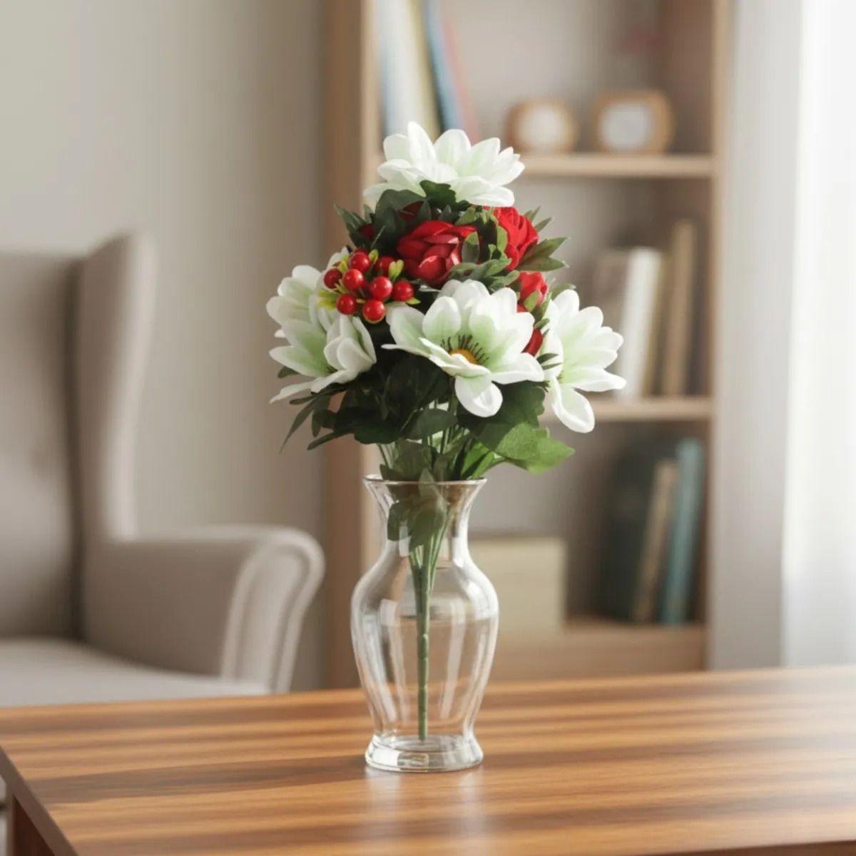 Ramo Floral Artificial Frutos Silvestres Decorativo Jhn-7