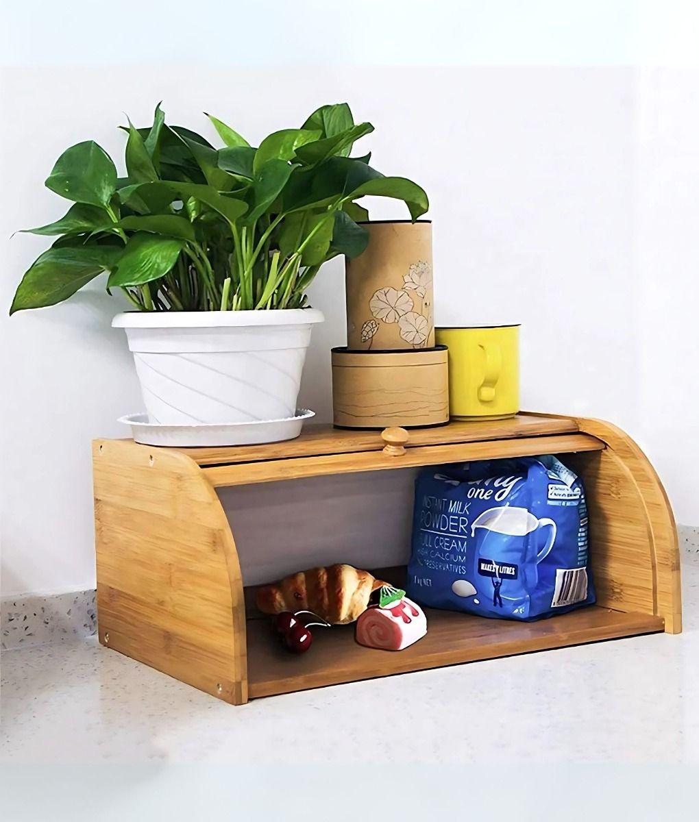 Panera Deslizante Recipiente Almacenamiento Mesa Jhn-5