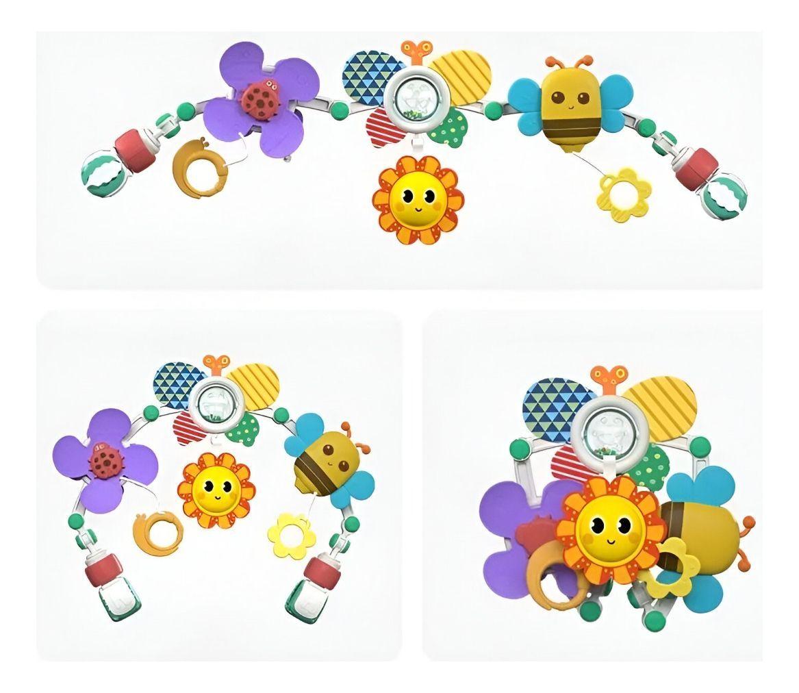 Móvil Sonajero Arco Cochecito Cuna Bebé Sensorial Jhn-2