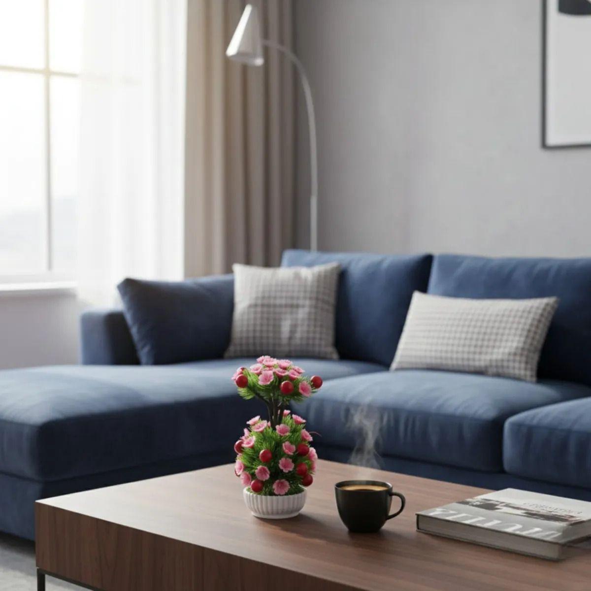 Planta Artificial Decorativa Mesa Bonsái Adorno Hogar Jhn-7