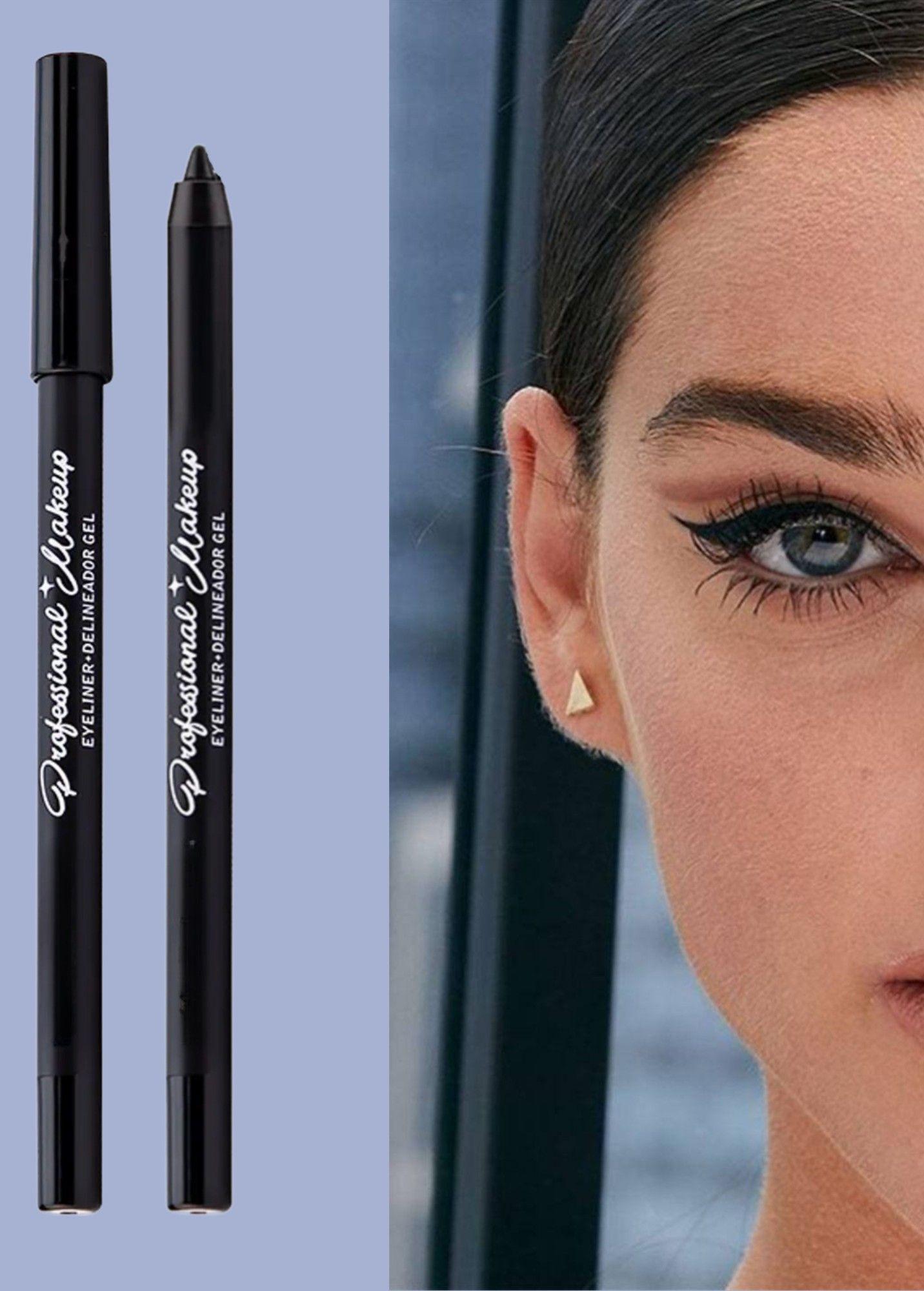 Set 5 Delineador de Ojos Negro Mirada Definida Audaz Jhn-4