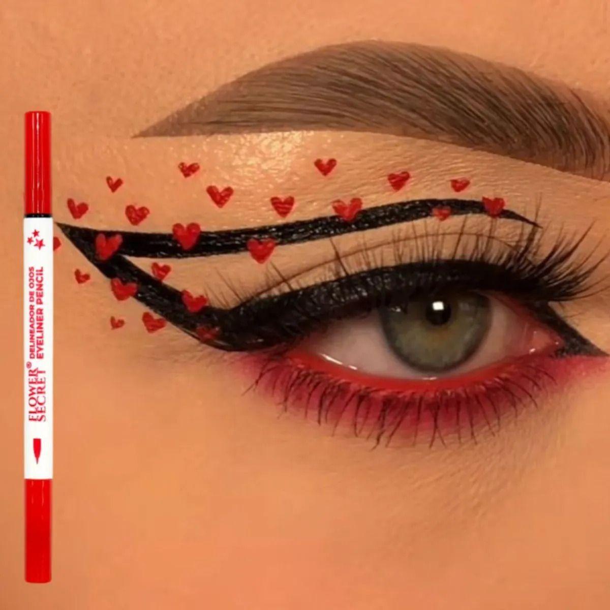 Paq 36 Delineadores Ojos Sellos Formas Creativas ALJ-4
