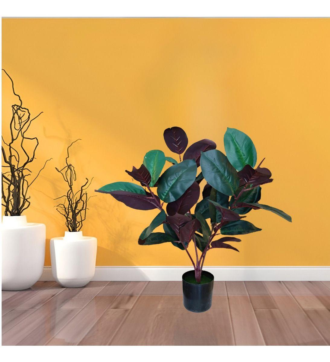 Planta Artificial Interior Ficus 75cm Decorativa Jhn-4