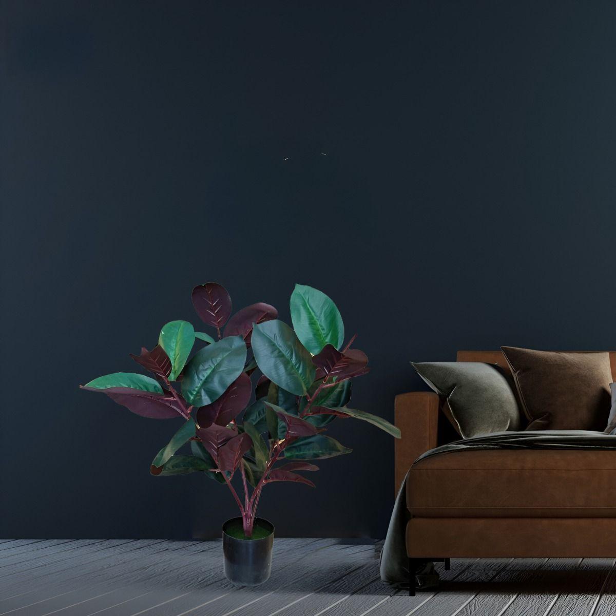 Planta Artificial Interior Ficus 75cm Decorativa Jhn-8