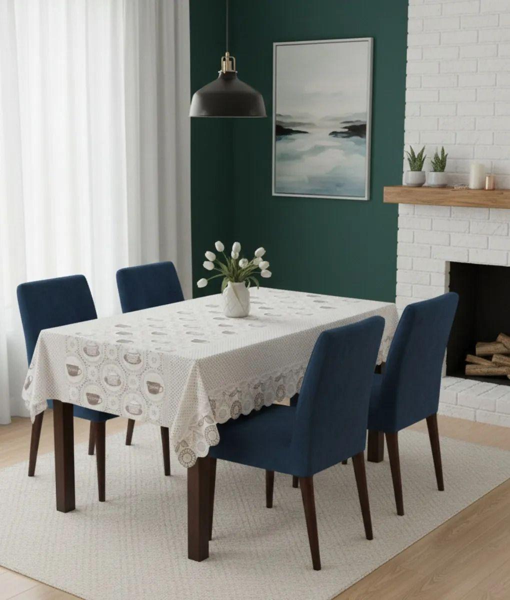 Mantel Mesa Decorativo Patrón Temático Café Calado Jhn-7