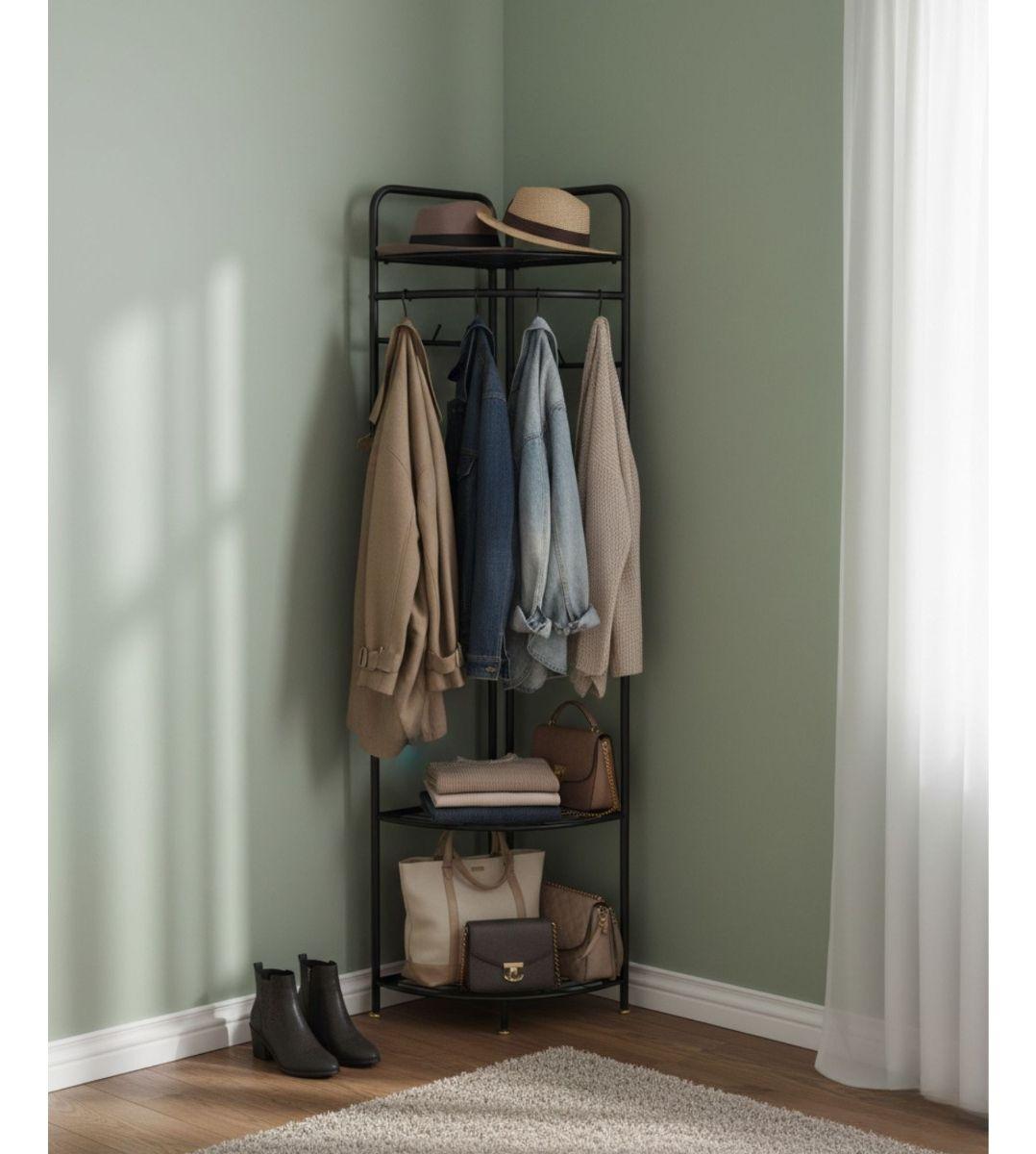 Perchero Organizador Multifuncional Vertical Esquinero Jhn-6