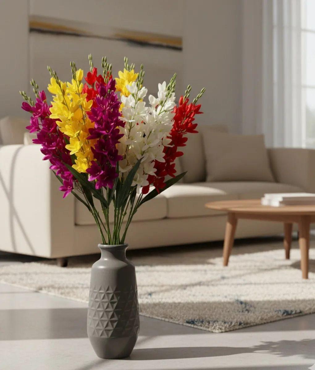 Set 2 Ramo Decorativo Artificial Espigas Florales Adorno Jhn-7