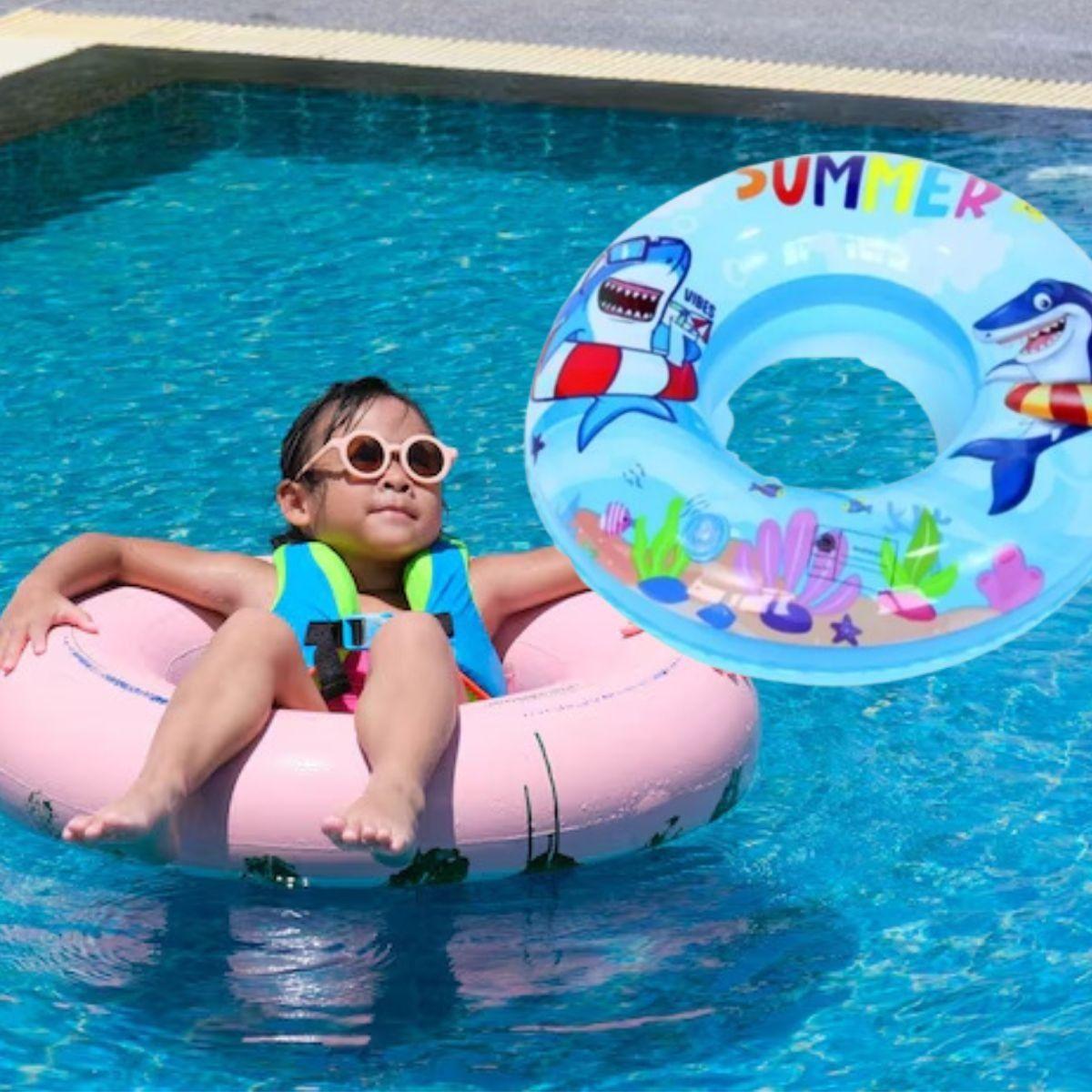SET 3 FLOTADOR BOYA INFLABLE 80 CM NIÑOS PLAYA PISCINA LAU-4