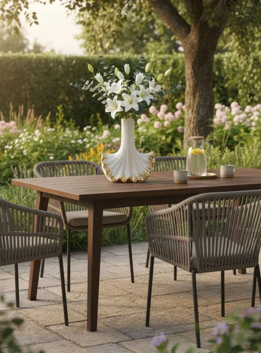 Florero Decorativo Diseño Estilo Abanico Adorno Hogar Jhn-9