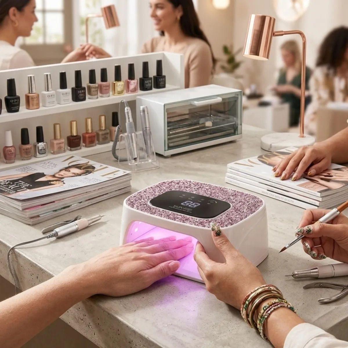Lampara LED UV Uñas Gel Manicura Profesional Belleza ALJ-3