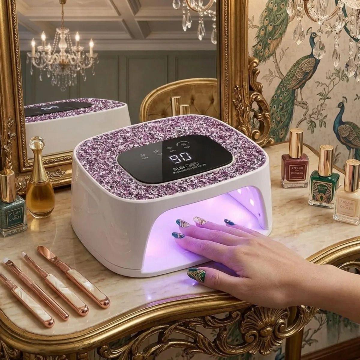 Lampara LED UV Uñas Gel Manicura Profesional Belleza ALJ-8