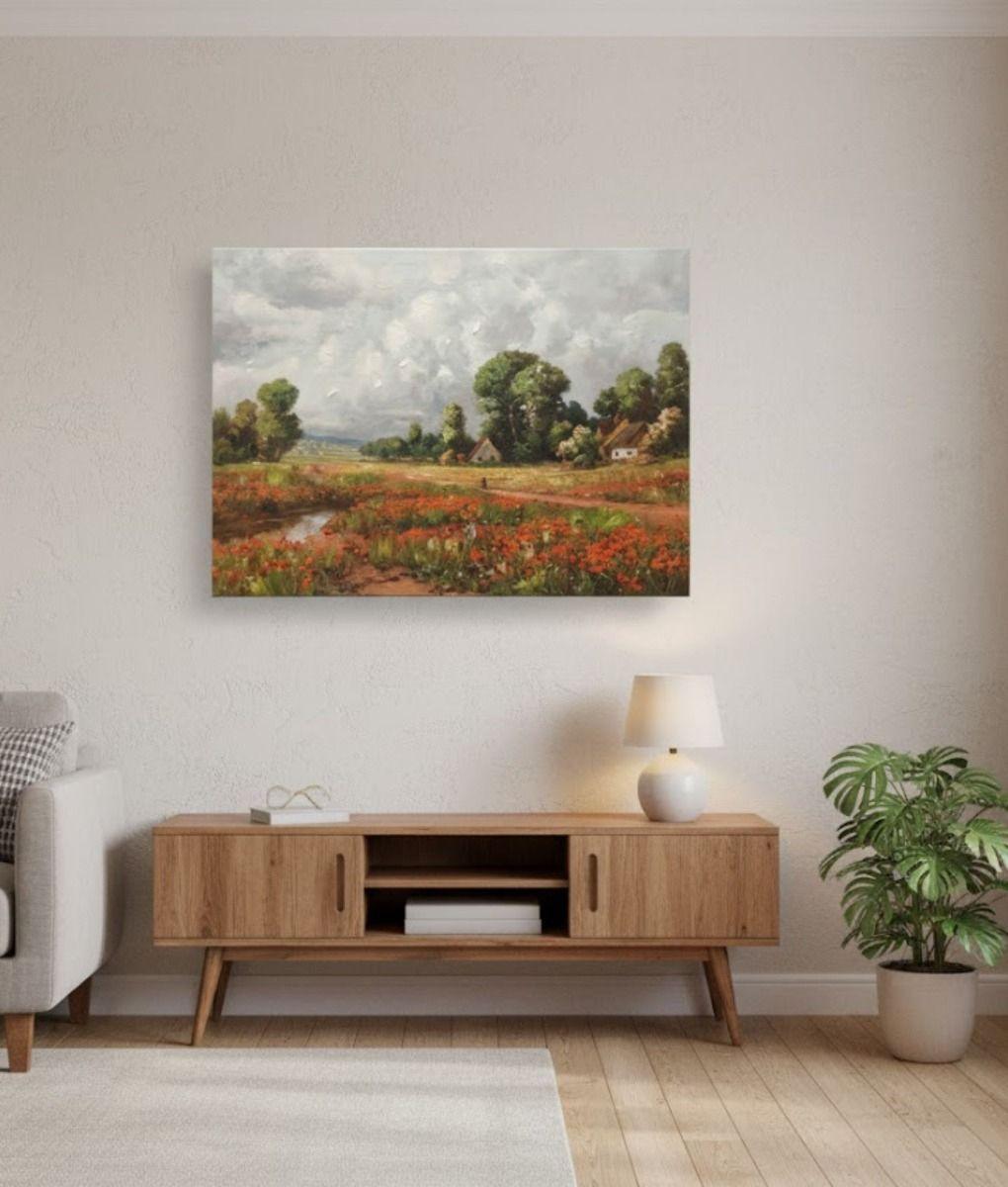 Cuadro Decorativo Paisaje Campo Arte Pared Adorno Hogar Jhn-9