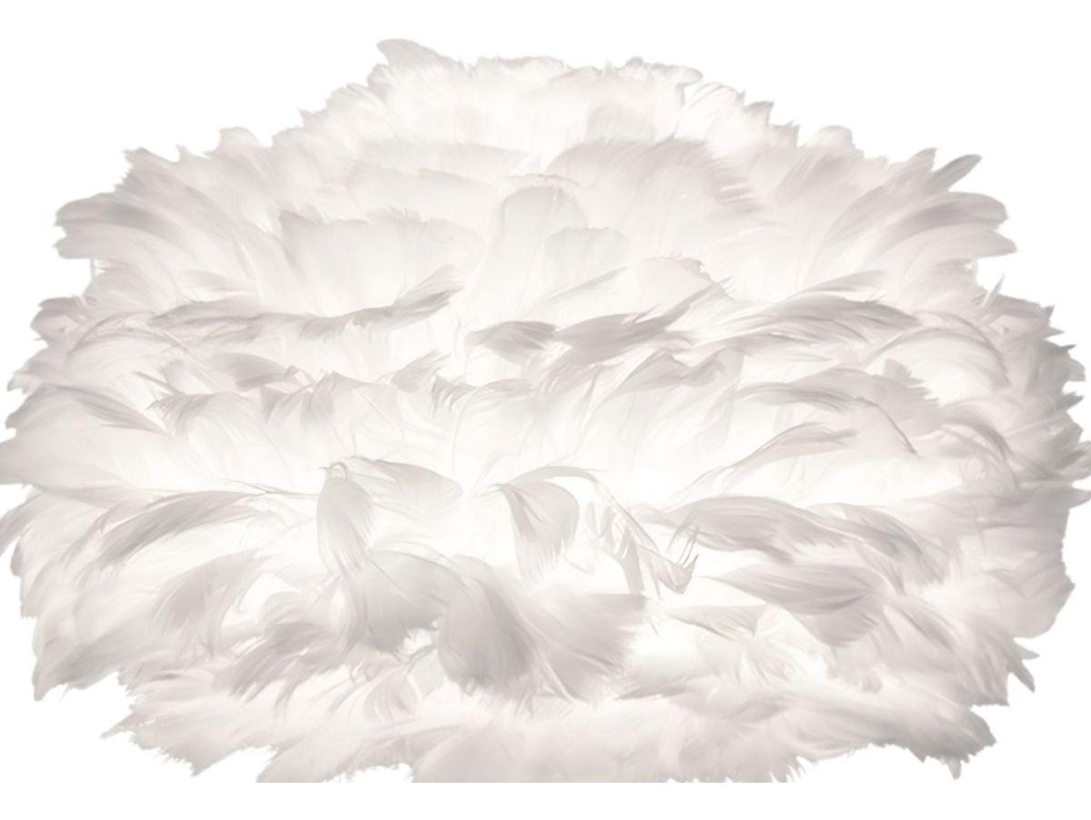 Lámpara Pie Moderna Noche Sombra Plumas Decorativa Jhn-1