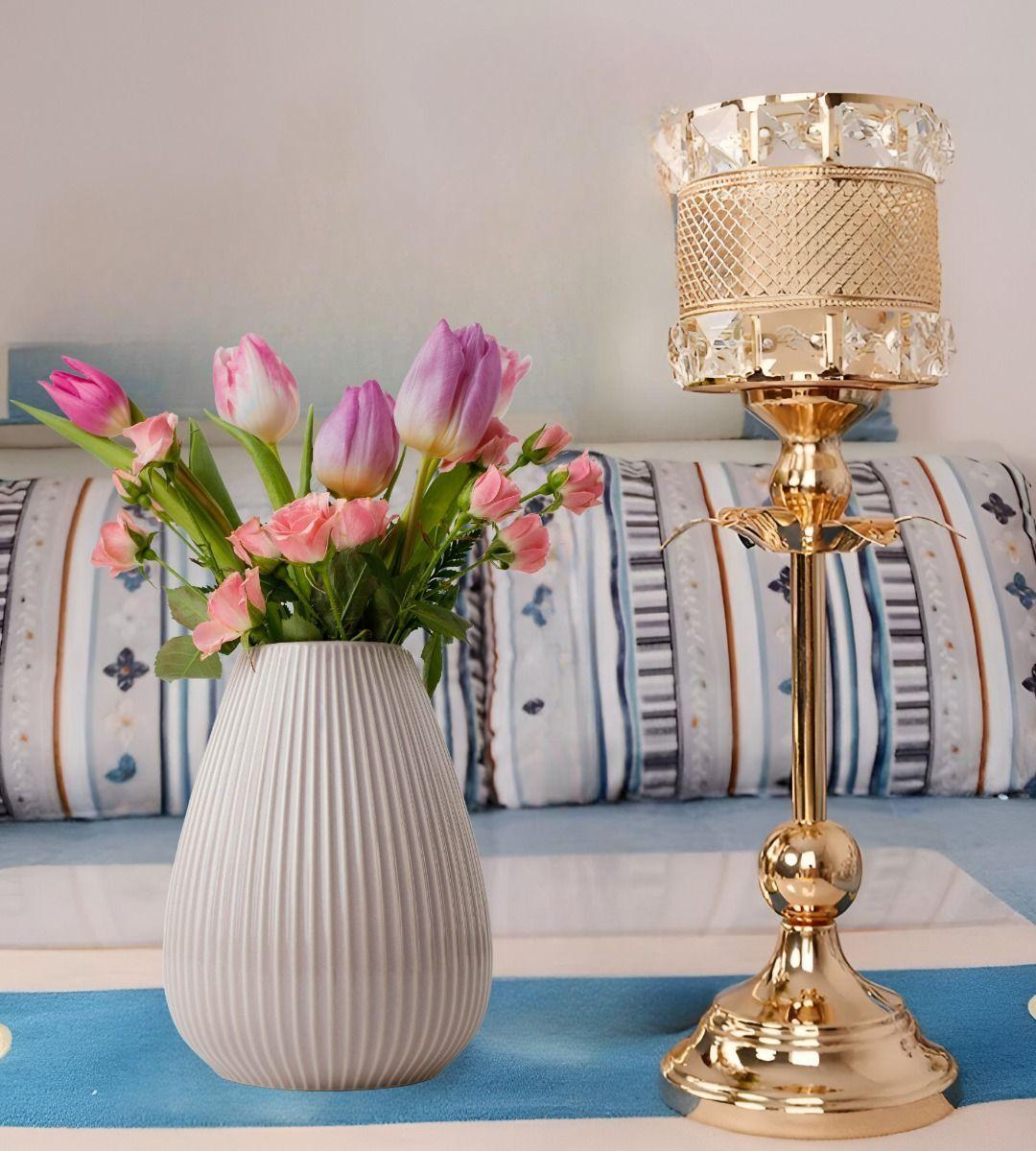 Portavelas Candelabro Decorativo Nórdico Mesa Soporte Jhn-7