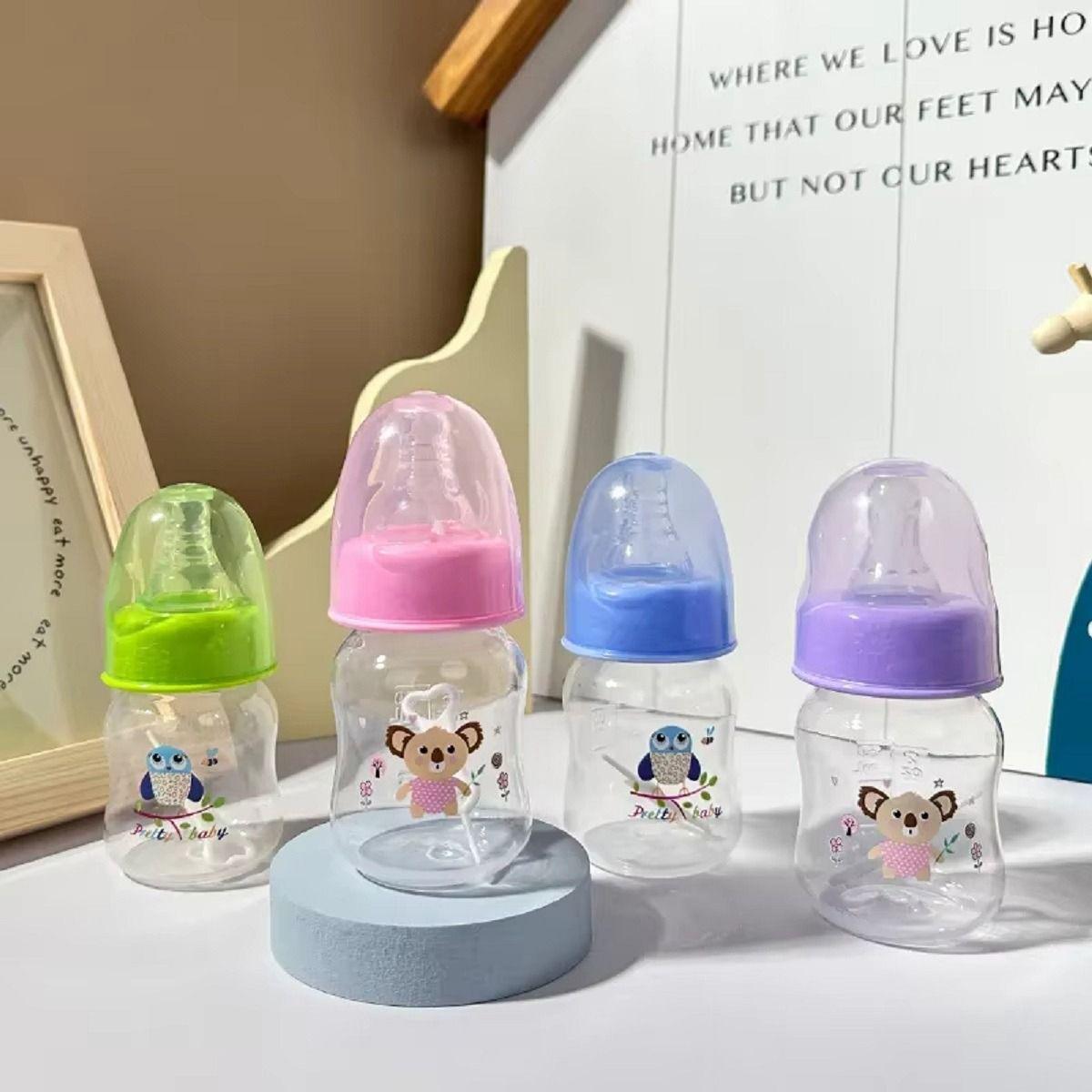 Set 5 Mamaderas Biberon 60ml Compacto Practico Bebe Lau-5