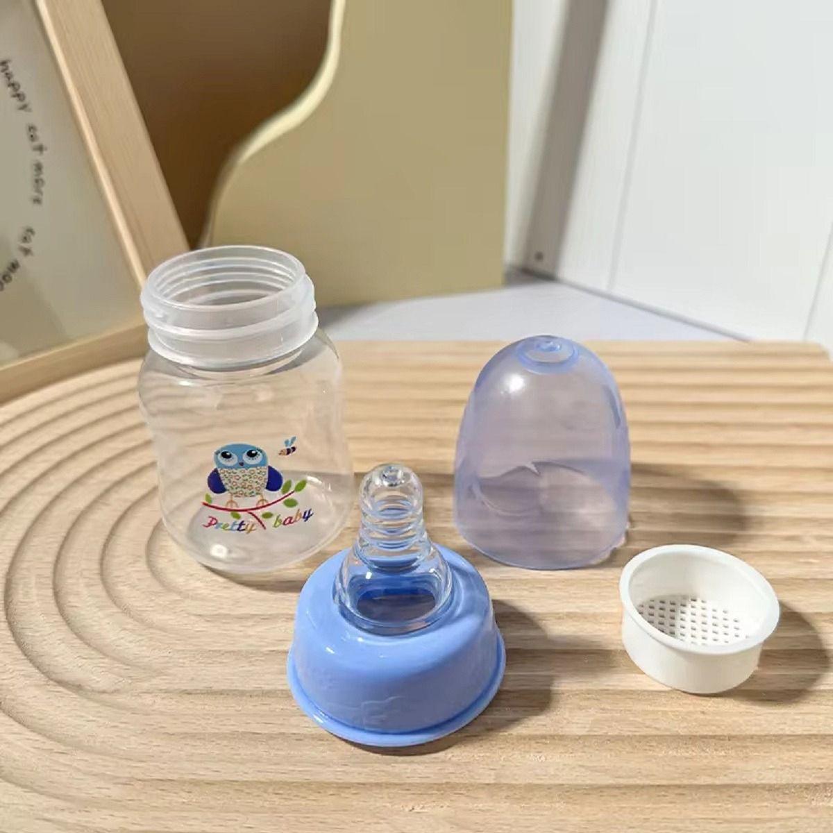 Set 5 Mamaderas Biberon 60ml Compacto Practico Bebe Lau-6