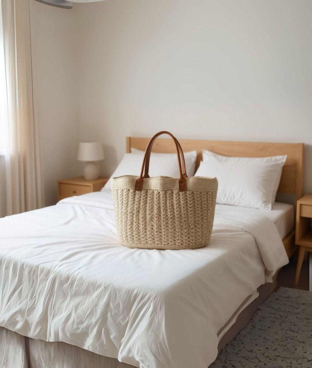 Cartera Moderna Tejida Bolso Diseño Minimalista Jhn-6