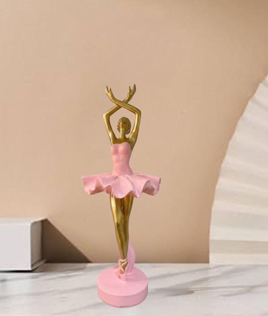 Estatua Decorativa Figura Bailarina Ballet Adorno Jhn-4