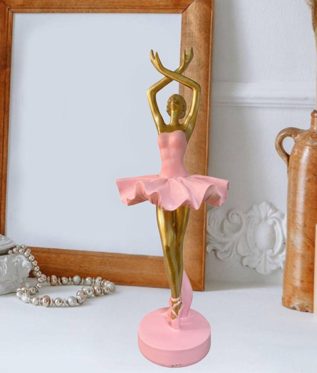 Estatua Decorativa Figura Bailarina Ballet Adorno Jhn-5