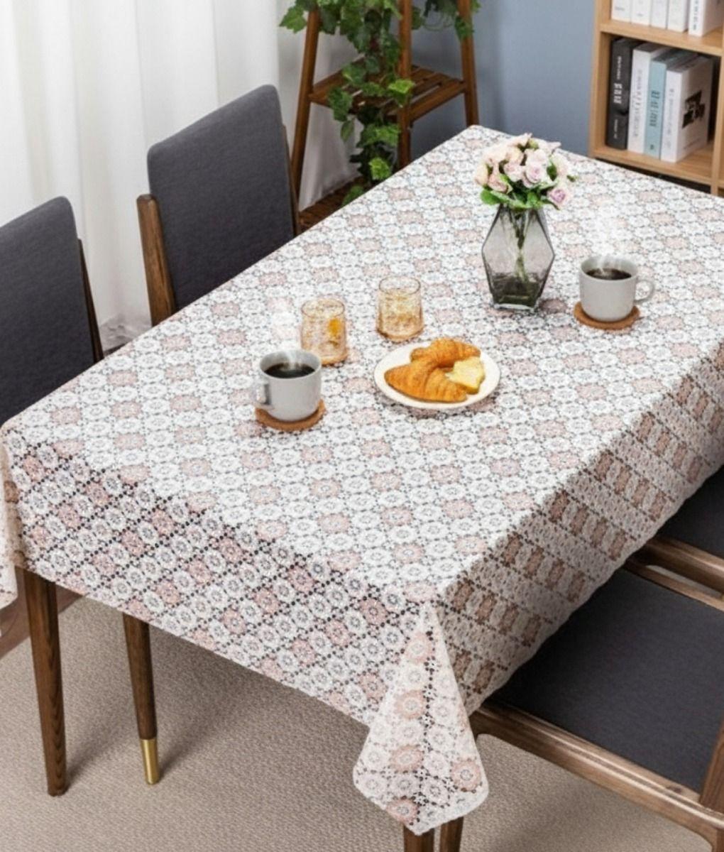 Mantel Decorativo Diseño Encaje Geométrico Moderno Jhn-8