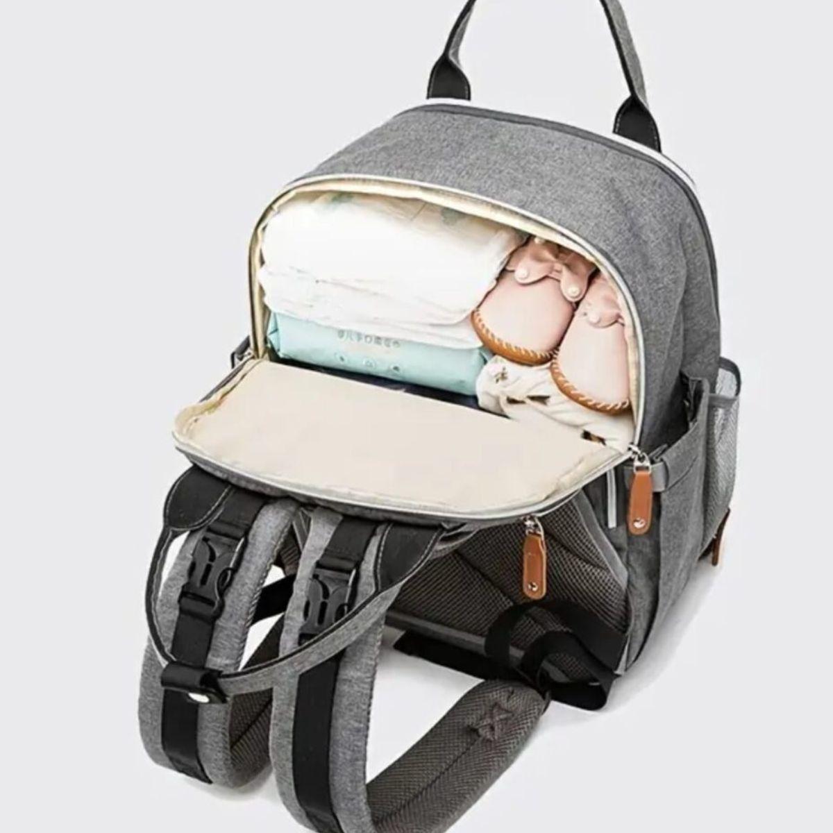 MOCHILA PAÑELERA MULTIFUNCIONAL MATERNIDAD BEBE LAU-1