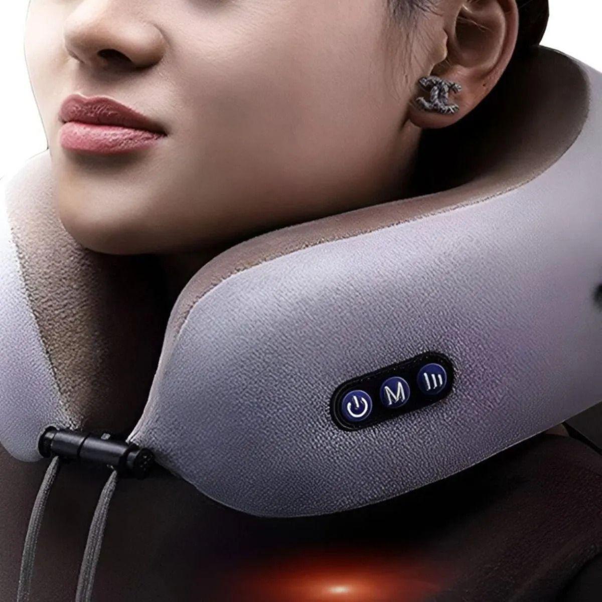 Cojín Masajeador Cervical Inalámbrico Cuello Pro-relax ALJ-4