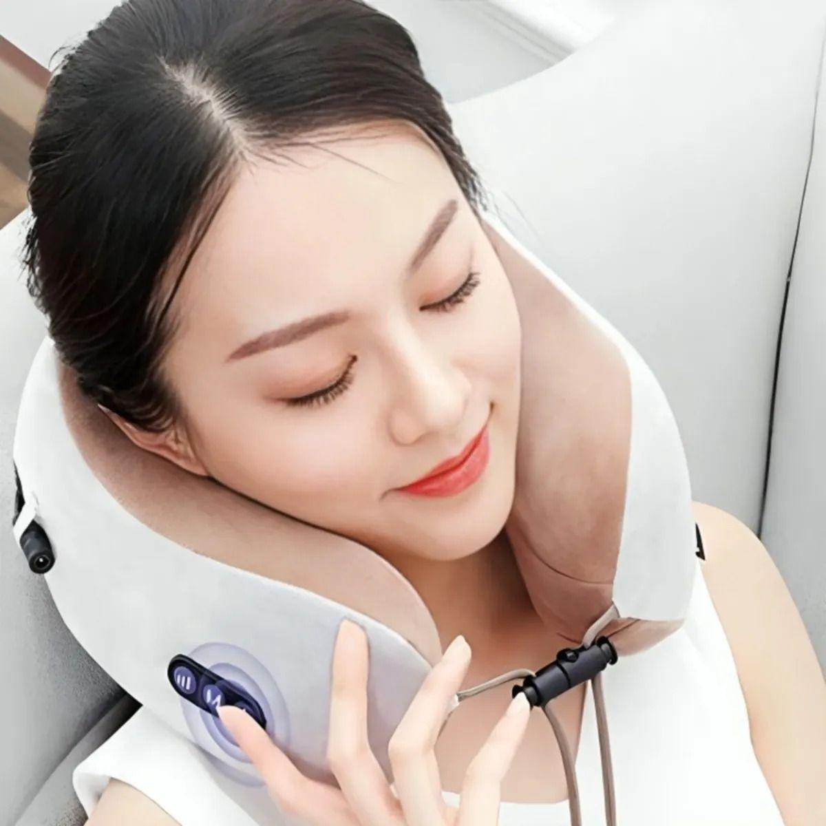 Cojín Masajeador Cervical Inalámbrico Cuello Pro-relax ALJ-6
