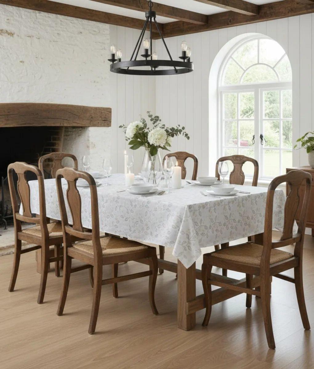 Mantel Decorativo Mesa Estilo Elegancia Botánica Hogar Jhn-4