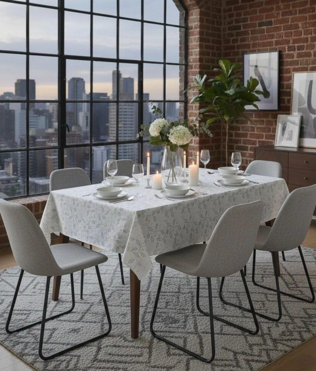 Mantel Decorativo Mesa Estilo Elegancia Botánica Hogar Jhn-7