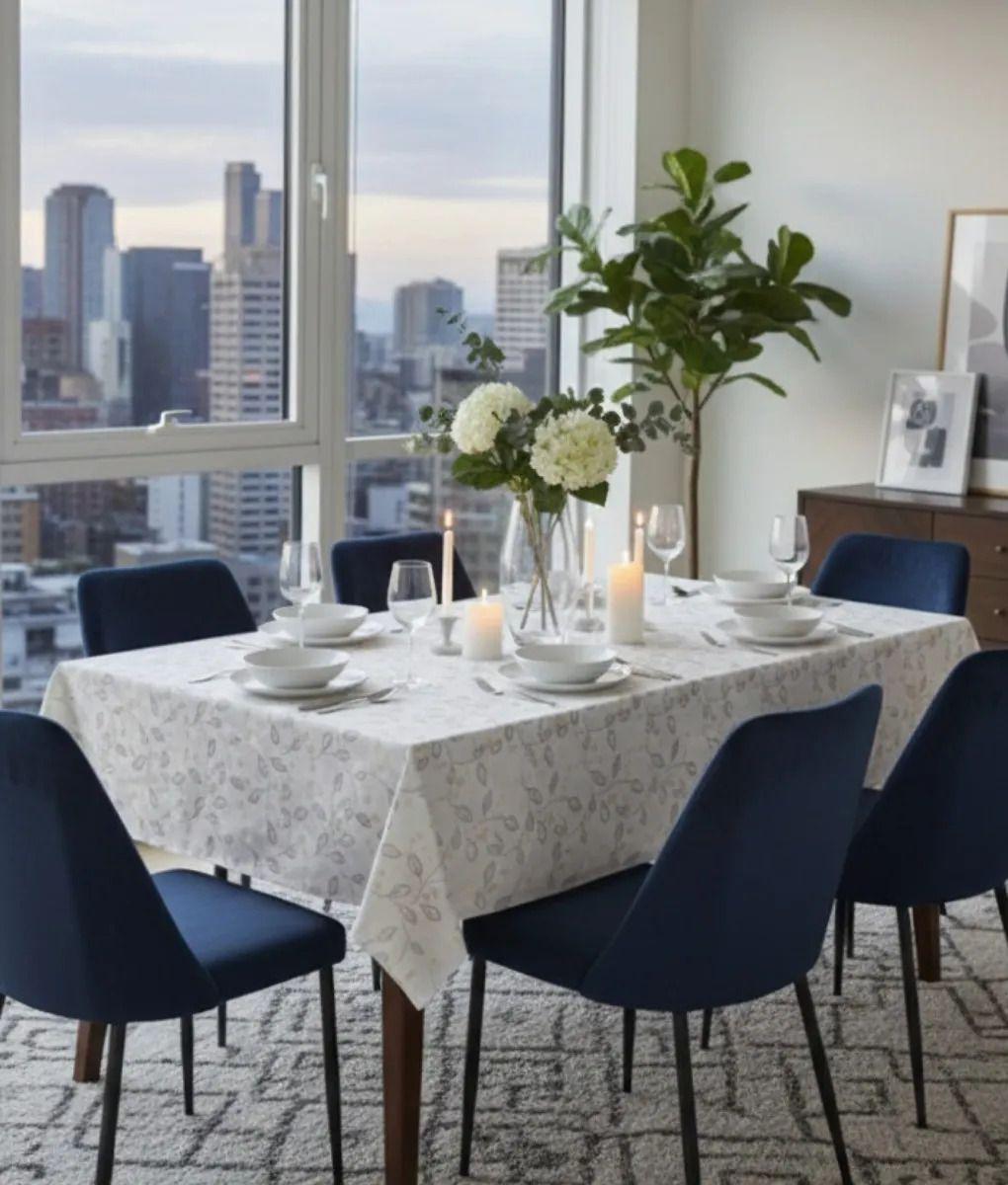 Mantel Decorativo Mesa Estilo Elegancia Botánica Hogar Jhn-8