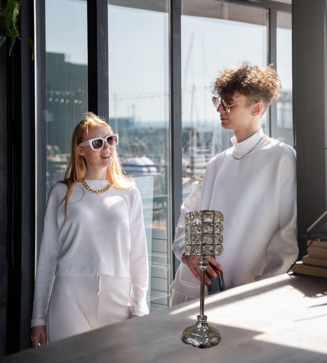 Portavelas Candelabro Decorativo Centro Mesa Pedestal Jhn-4