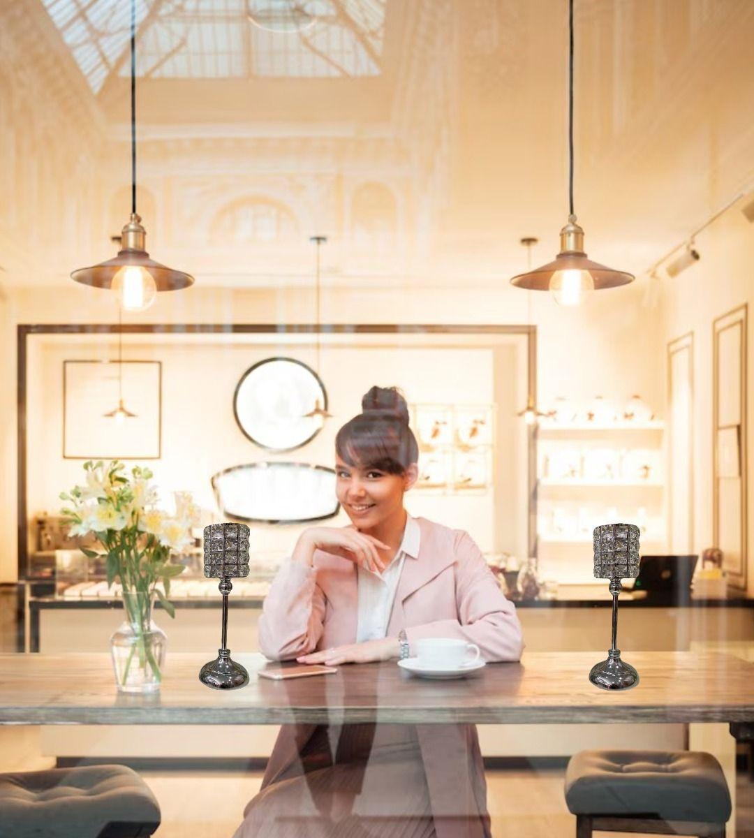 Portavelas Candelabro Decorativo Centro Mesa Pedestal Jhn-5