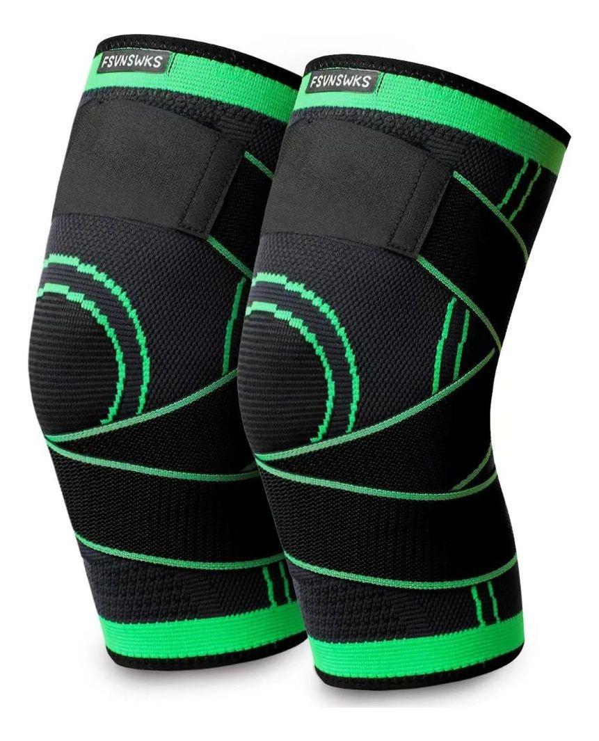 SET 2 RODILLERA SOPORTE VELCRO AJUSTABLE CON SOPORTE LAU-5