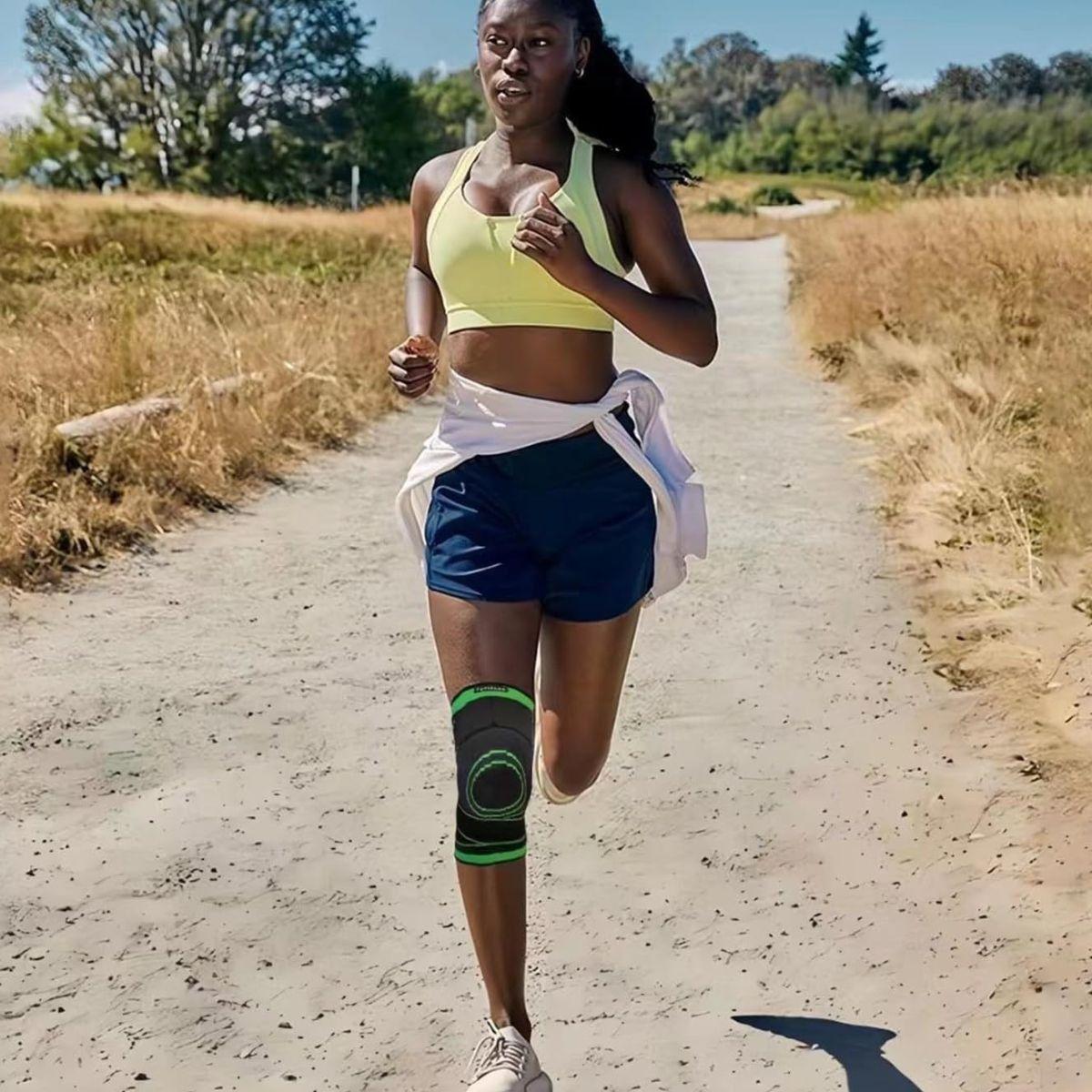 SET 2 RODILLERA SOPORTE VELCRO AJUSTABLE CON SOPORTE LAU-7