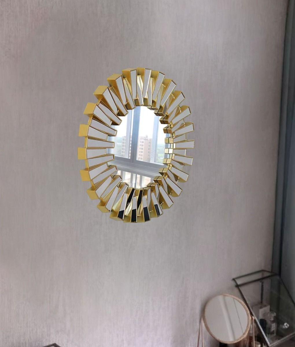 Espejo Pared Decorativo Diseño Sol Resplandeciente Jhn-7