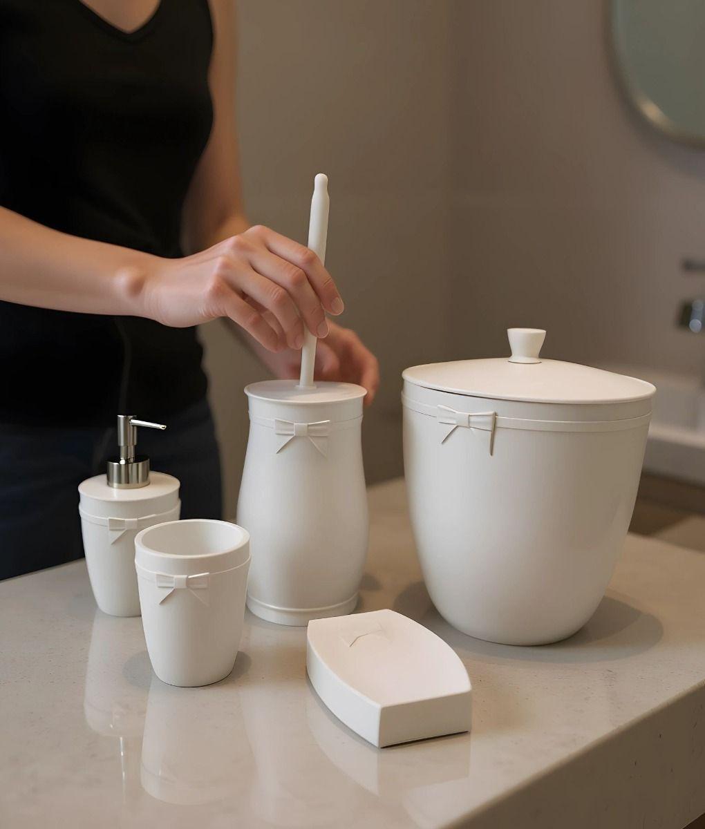 Set Accesorios Baño Decoración Lujo Minimalista Hogar Jhn-3