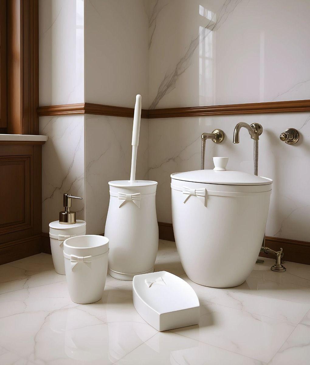 Set Accesorios Baño Decoración Lujo Minimalista Hogar Jhn-7