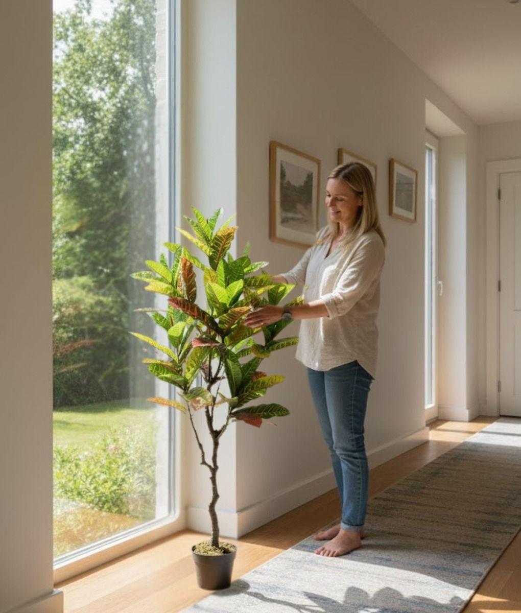 Planta Artificial Decorativa Exótica Elegante Adorno Jhn-3