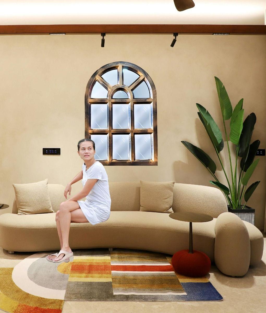 Espejo Decorativo Pared Diseño Ventana Adorno Hogar Jhn-4