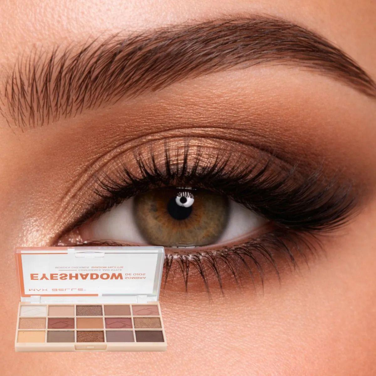 Paleta Sombras Ojos 15 Tonos Pigmentación Profesional ALJ-2
