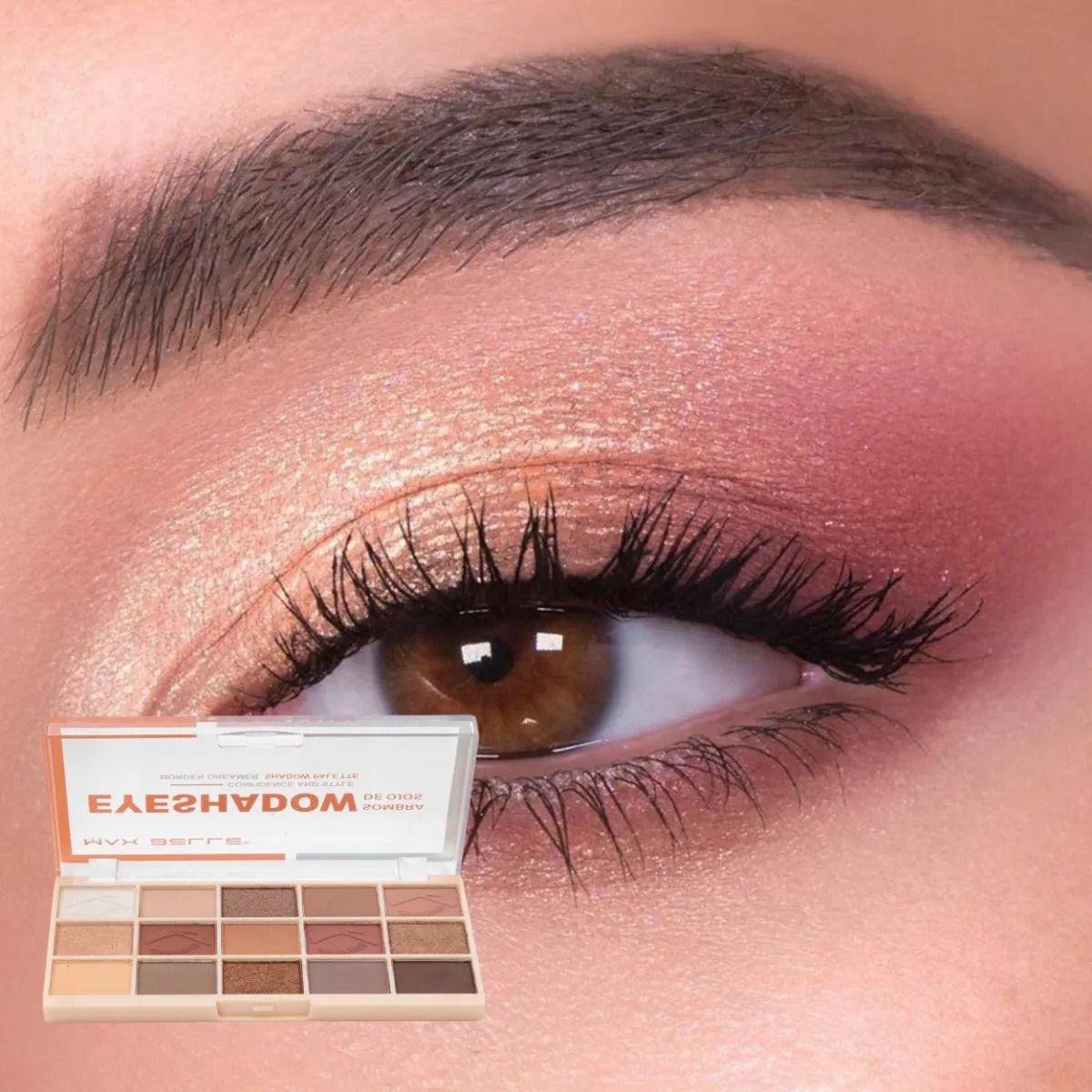 Paleta Sombras Ojos 15 Tonos Pigmentación Profesional ALJ-3