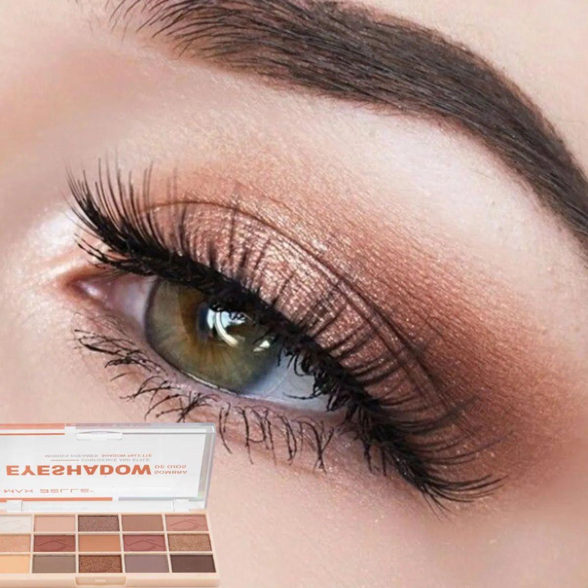 Paleta Sombras Ojos 15 Tonos Pigmentación Profesional ALJ-5