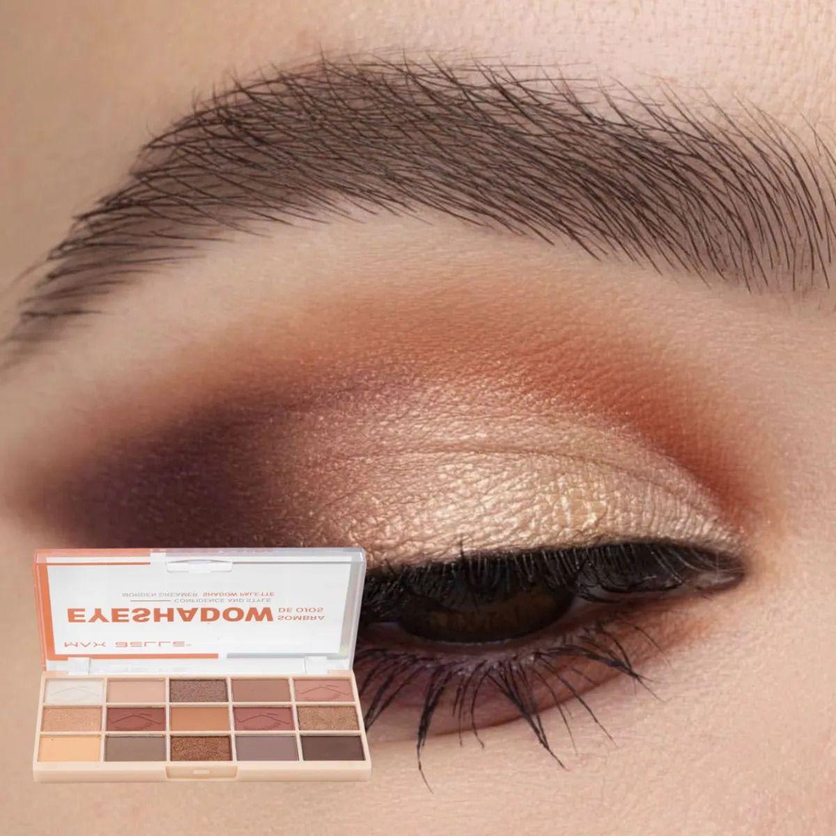 Paleta Sombras Ojos 15 Tonos Pigmentación Profesional ALJ-8