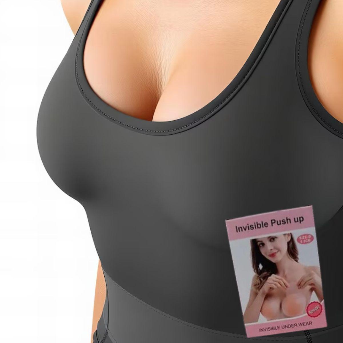 Set 5 Levanta Busto Invisible Silicona Cubre Pezón Jhn-5