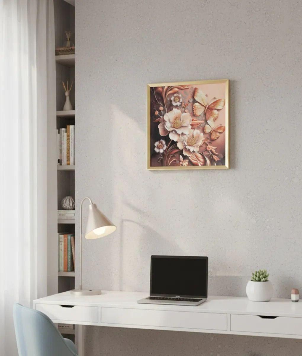 Cuadro Decorativo Diseño Floral Adorno Estilo Romántico Jhn-6