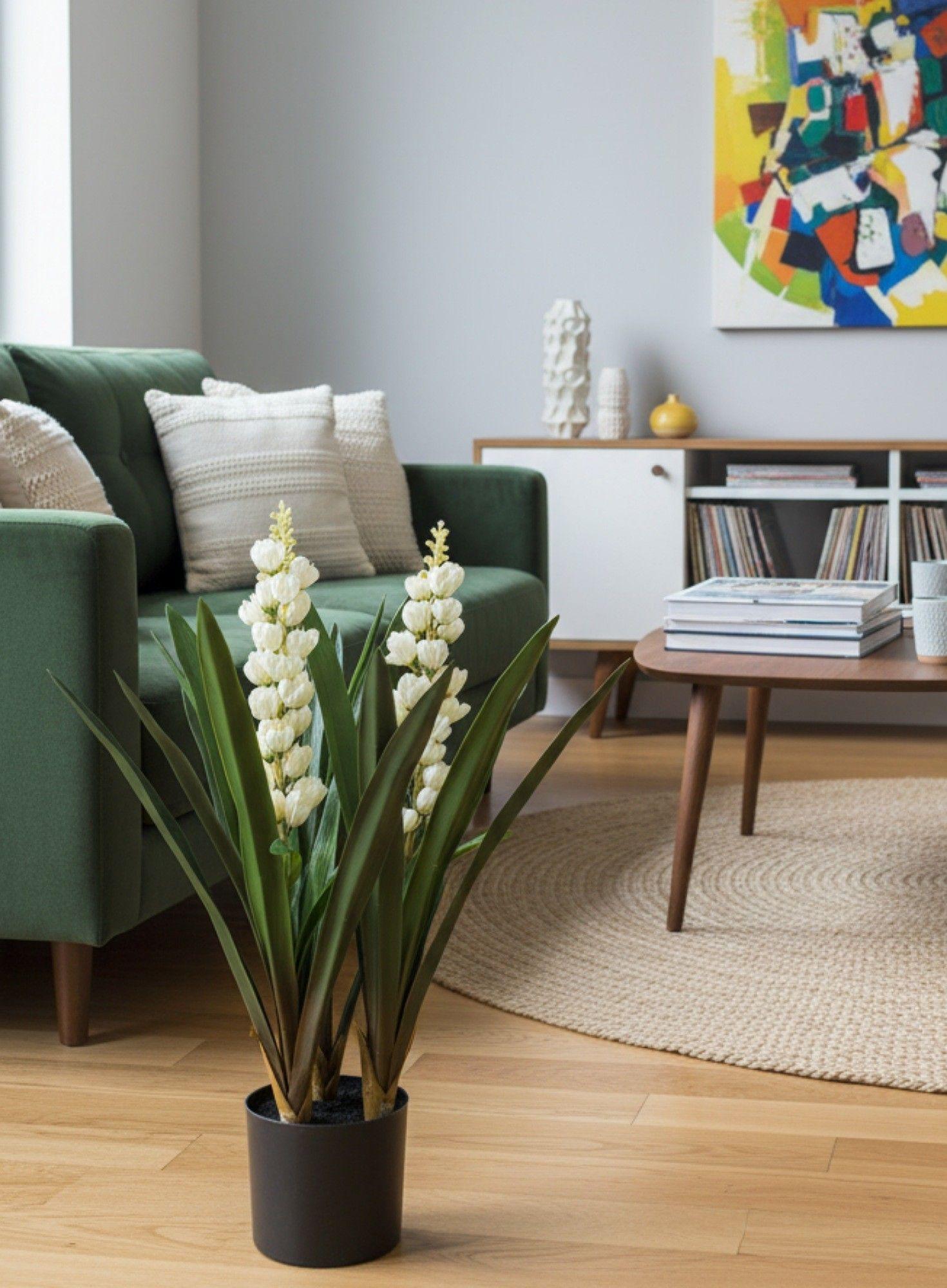 Planta Artificial Decorativa Flores Espiga Adorno Hogar Jhn-3