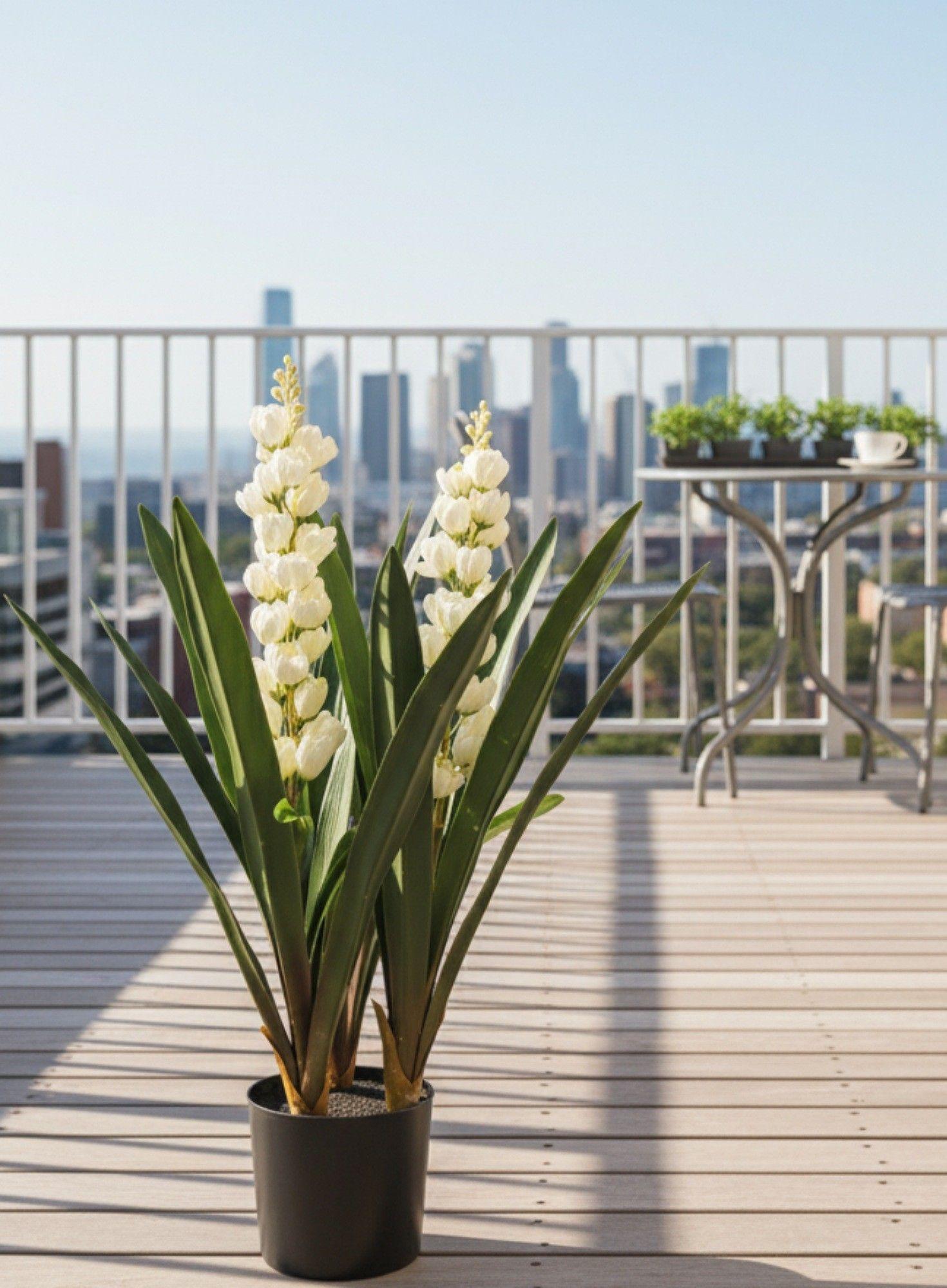 Planta Artificial Decorativa Flores Espiga Adorno Hogar Jhn-6