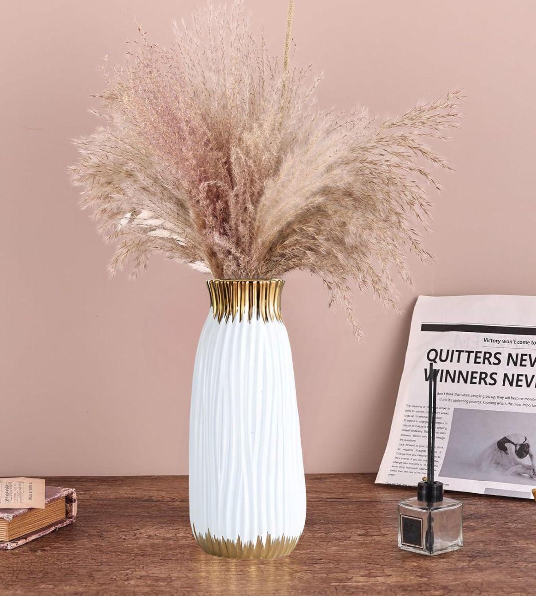 Florero Jarrón Moderno Cilíndrico Decorativo hogar 28cm Jhn-6