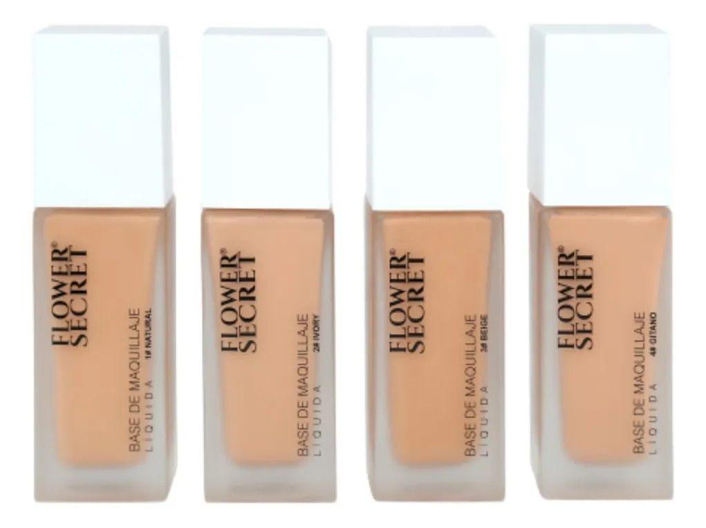 PACK 12 BASES DE MAQUILLAJE LIQUIDO 30ML ACABADO NATURAL LAU-3